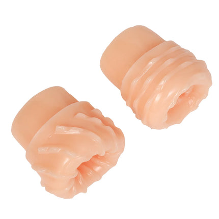 Crystal Clear TPE Male Masturbation Cup Realistic Vagina Soft Pussy Pocket Sex Toys Male Penis Endurance Trainer Adult Supplies