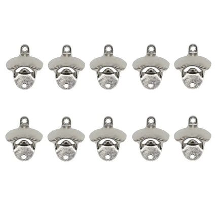 5pcs/10pcs Bottle Opener Wall Mounted Rustic Beer Opener Set Vintage with Mounting Screws for Kitchen Cafe Bars