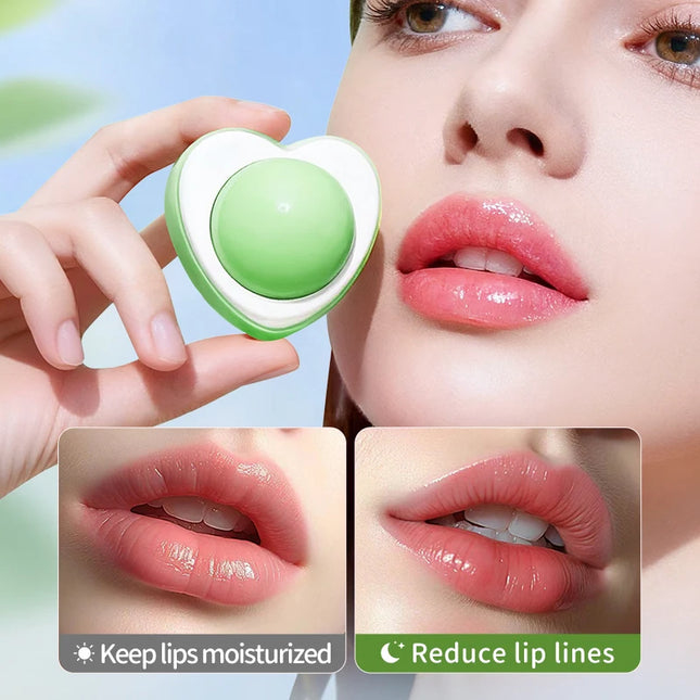 SADOER Avocado Moisturizing Lip Balm Hydrating Lipstick Nourishing Anti-Cracking Plump Lips Lip Plumper Skin Care Cosmetics