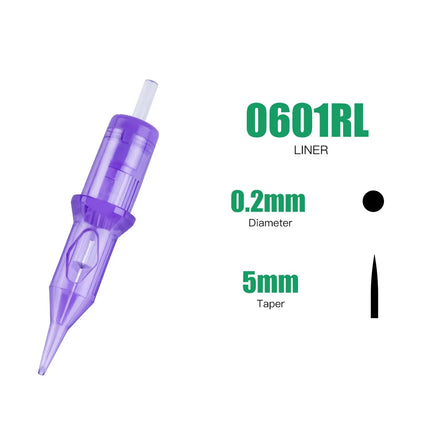 Mast PRO Tattoo Cartridge Needles SMP Art Makeup Needle 1RL 3RL Round Liner Permanent Makeup for Eyeliner Lip Tattoo Supplies