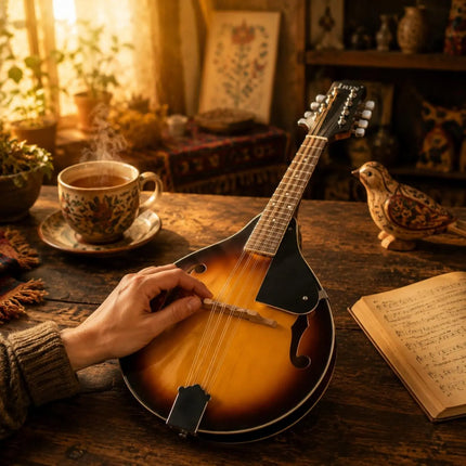 8-String Mandolin Hand-Friendly Shape Plucked Instrument