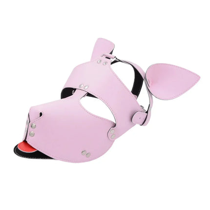 Slave Restraint Costume Fetish BDSM Restraint Headdress Hood Cosplay Sex Toys For Couples Cosplay PU Leather Sexy Mask Hood Eyes