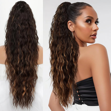 Claw Clip Ponytail Extension for Women Long Wavy Hair Extensions Fluffy Natural Looking Synthetic Clip in Ponytail Hairpiece