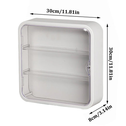 3-layer blind box storage display rack, transparent wall mounted cabinet, handmade doll frame, plush toy, Bubble Mart display bo