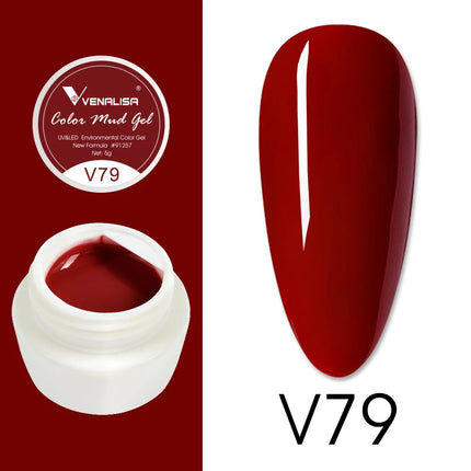 VENALISA Color Mud Gel Pure DIY Nail Art Design UV Gel Polish Professional Manicure Varnishes for Quality Artistry
