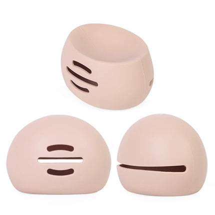 1Pcs Makeup Sponge Holder Eco-Friendly Silicone Multi-hole Beauty Egg Storage Case Travel Protable Cosmetic Puff Holder Box