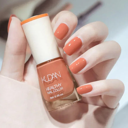8ml Water-based Nail Polish No Baking Long Lasting Semi-permanent Quick Dry non-peelable Nail Varnish DIY Fashion Manicure