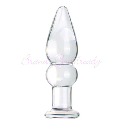 Large Crystal Butt Plug Vagina Ball Big Pyrex Glass Anal Dildo Bead Adult Sex Toys for Women Men Gay Masturbator