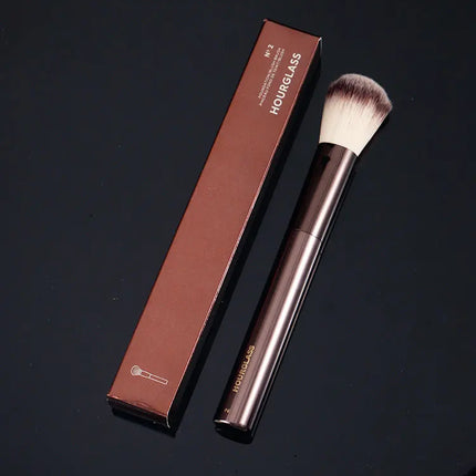 1 pc HG Pro Makeup brushes Powder contour Blusher Make up brush Highlight Bronzer exquisite Professional metal handle with box