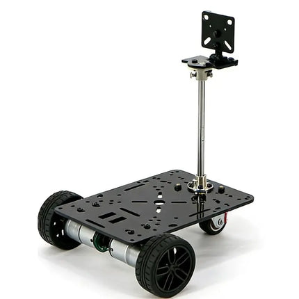 3WD 4WD Car Chassis with Camera Bracket Caster Wheel Encoder Motor Robot Car For Arduino Raspberry Pi Programmable Robot DIY Kit