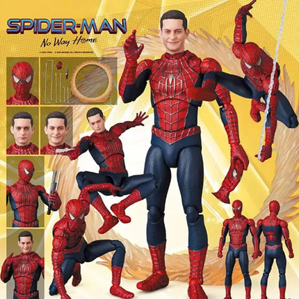 New Hot Mafex No.241 Spider Man Toby Maguire Heroes Have No Return Friendly Neighborhood Action Figure Model Toys Collectible