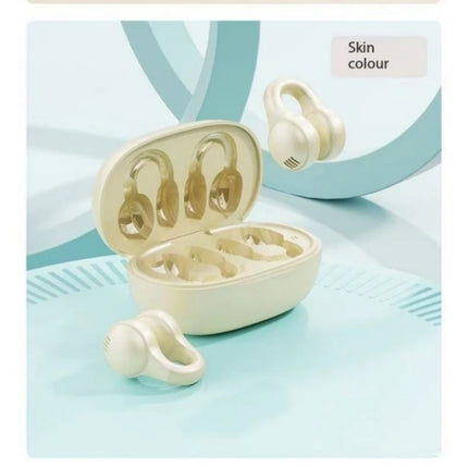 Wireless Bluetooth Earphones Ear-clip LED Power Display Headset Sport Earbuds For Xiaomi HD Sound Game Headphones With Mic