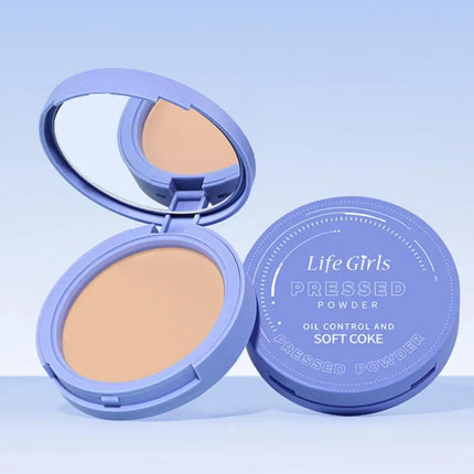 Korean 10g Classic Ivory Natural Pure Beige Delicate Makeup Waterproof Retouching Skin Tone Brighten Soft Natural Facial Powder