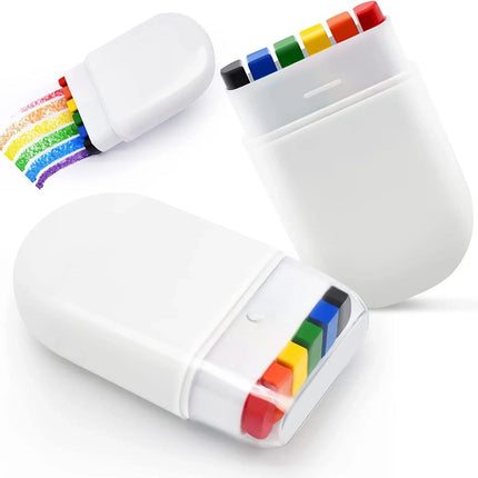 2026 New 2 Pcs Rainbow Crayon Paint Face Painting Birthday Party Colorful Theme Party Accessories Party Home Costume Favors