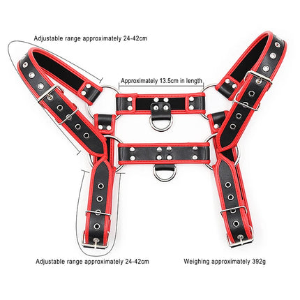 Leather Harness Men Women Bondage Cage Harness Belts Rave Gay Clothing Strap Punk Rave Costumes Metal Conjoined Buckle