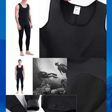 HOT 3mm Camouflage Wetsuit Long Sleeve Fission Neoprene Submersible For Men Keep Warm Top and Pants Two-piece Hooded Diving Suit