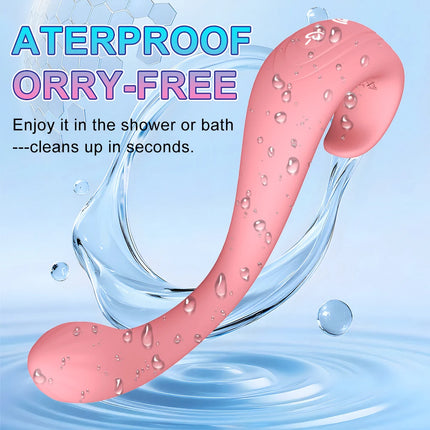 Flexible Curved Vibrator 10 Vibrating Modes Clitoris Stimulator Anal Plug Dildo Vagina Massager Sex Toy for Women Adult Pleasure