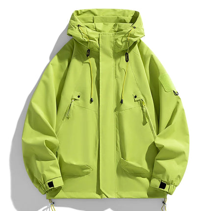 Men's Hooded Windbreaker Jacket Waterproof