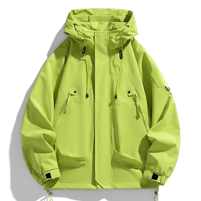 Men's Hooded Windbreaker Jacket Waterproof