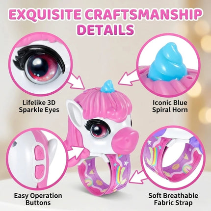 Unicorn Watch Walkie-Talkie, Wireless Parent-Child Interactive Communication Device for One-on-One Outdoor Calls