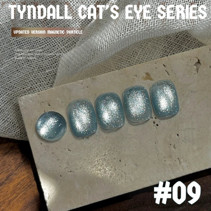 MIANEL 12ML 2026 New Tyndall Cat Eye Gel Nail Polish Flash Whitening Small Light Bulb Crystal Nail Polish Pink Nails 1-5pcs
