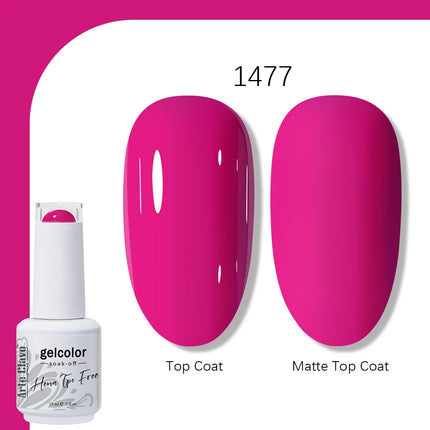 Arte Clavo TPO FREE HEMA FREE Gel Nail Polish UV Multi Use Semi Permanent Soak Off Autumn Winter Nail Art Hybrid Varnish 15ml