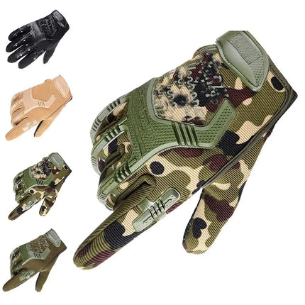 Tactical Mitts Windproof Combat Training Handwear Winter Touchscreen Shooting Gloves Mens Cycling Half Finger Safety Equipment