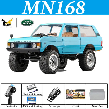MN168 RC Car 1:12 Full Scale RTR Version MN Model 2.4G 4WD 280 Motor Proportional Off-Road RC Remote Control Car for Boys Gifts