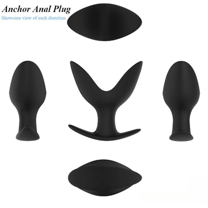 Anchor Flared But Butt Plug Dilator,Silicone Anal Sex Toys,Open Wide Analplug Buttplug Butplug,Anus Ass Expander Expansion