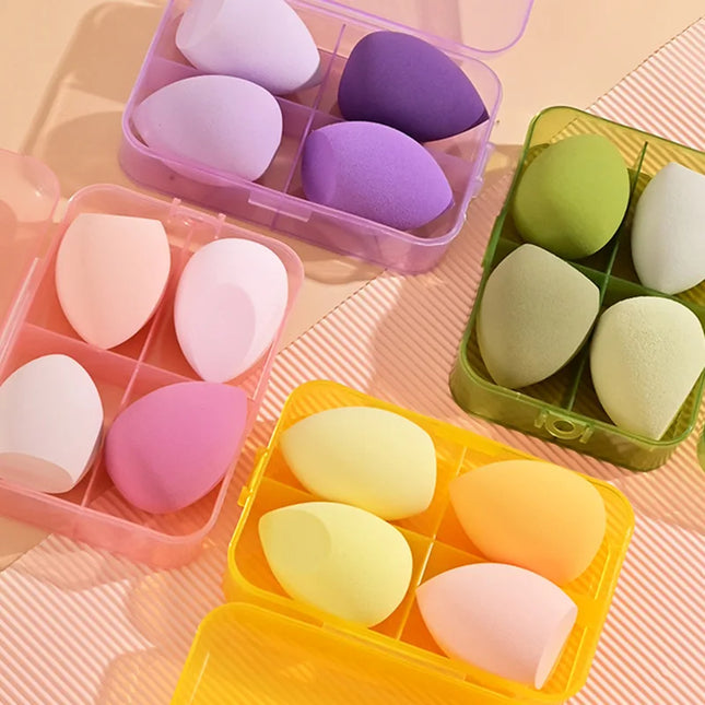 Magic Foundation Makeup Brush Set Soft Beauty Blender Gourd Shaped Makeup Sponge Loose Powder Brush Cosmetic Tools Kit