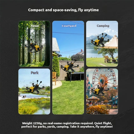 Mini DarwinFPV FPV Drones BabyApe III Pro 3.5 Inch X Freestyle PNP With O4 Pro VTX For Beginners Racing Drone FPV Children Gifts