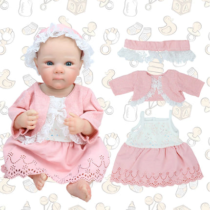 New Doll Clothes Suits Fit for 48-50CM Baby Doll 18-20inch Reborn Baby Doll Clothes Accessories Clothes Suit for Generation Doll