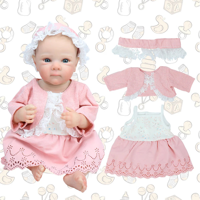 New Doll Clothes Suits Fit for 48-50CM Baby Doll 18-20inch Reborn Baby Doll Clothes Accessories Clothes Suit for Generation Doll