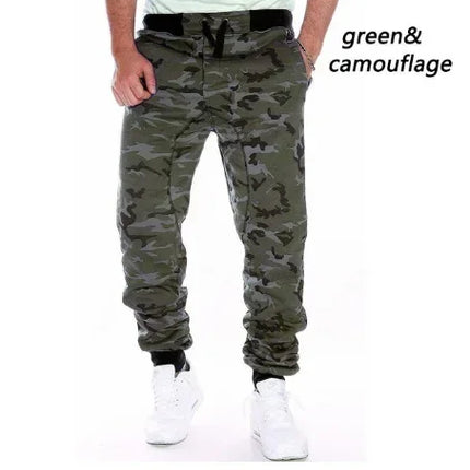 M-5X 2023 Mens Jogger Autumn Pencil Harem Pants Men Camouflage Pants Loose Comfortable Cargo Trousers Camo Joggers