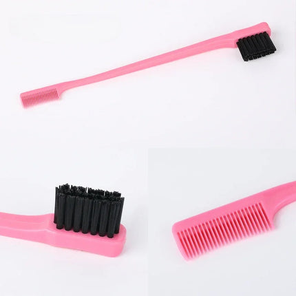 3pcs Styling Comb Set Teasing Comb Triple Teasing Comb Mouse Tail Comb Edge Brushing Hair Tail Tool, Special for Real Hair Wigs