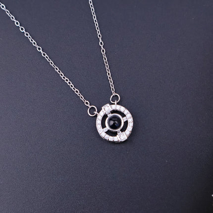 Projection Necklace 100 Languages I Love You Pendant Necklaces For Lover Girlfriend 2026 Creative Couple Romantic Jewelry Gifts