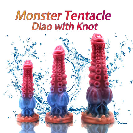 S/M/L Tentacle Anal Dildo Thick Silicone Monster Dildo Huge Penis Fake Dick Alien Dildo With Suction Cup Sex Toys For Women Men