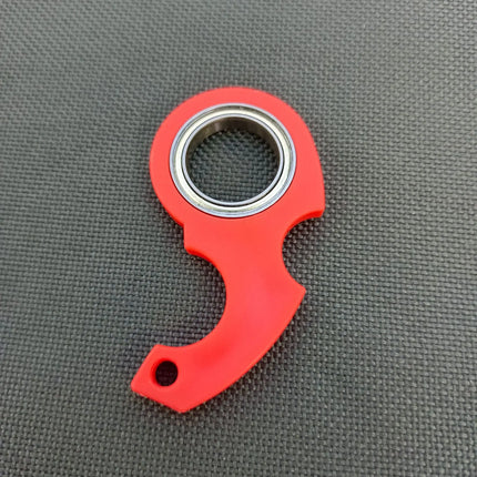 Fingertip Rotation Key Chains Decompression Spinner Anti-anxiety Bearing Lightning Hanging Key Rings for christmas birthday gift