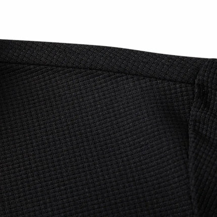 High-end branded printed polo shirt men's fashionable long-sleeved top autumn new comfortable breathable business casual T-shirt