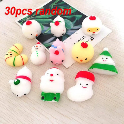 50-5PCS Kawaii Squishies Mochi Anima Squishy Toys For  Antistress Ball Squeeze Party Favors Stress Relief Toys For Birthday