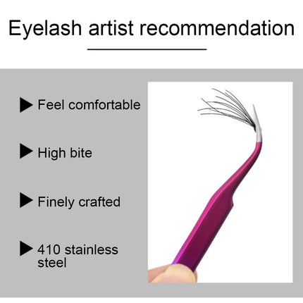 New 1Pc Eyelash Tweezers Anti-static Non-magnetic Professional Pincet 3D Eyelash Extension Tweezer 100% Closure Makeup Tool
