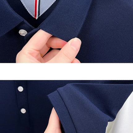 Luxury brand short sleeve polo shirt, exquisite pony embroidery, summer new breathable T-shirt, new fashion Paul men's wear