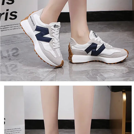 New Women's Causal Sneakers Summer Shoes Woman Fashion Breathable Lace Up Sports Shoes for Women Platform Walking Designer Shoes