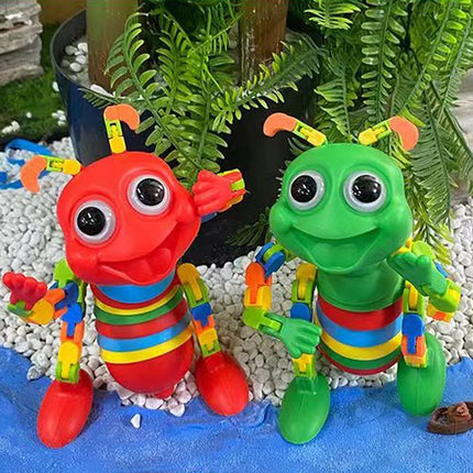 Children's toys 3D color sensory slugs stress relieving toys creative twist caterpillar ant toys anxiety stress relieving  toys