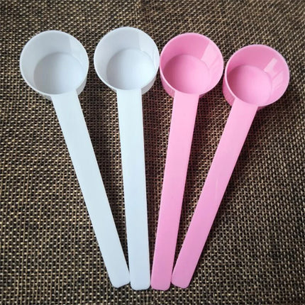 1Pc 5g Measuring Spoon for Liquid Sugar Coffee Protein Milk Powder Plastic Flat Bottom Scoop Home Kitchen Gadgets