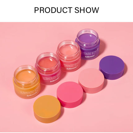 Lip Sleeping Mask Nourishing Overnight Lip Treatment Vitamin C Moisturizer Butter Hydrating Dry Flaky Lips Skin Care