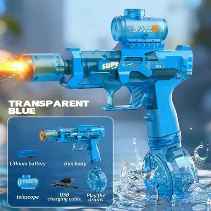 Electric LED Water Pistol 330ml / Pistolet Eau LED Électrique 330ml