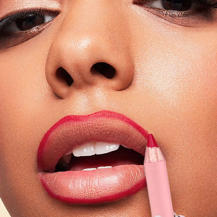 Lipstick Lipliner Pen Set Matte Velvet Lip Liner Pencil Contour Makeup Sexy Red Lip Stick Long Lasting Cosmetics