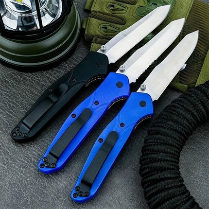 Multi-Functional BM 940 Pocket Folding Knife D2 Steel Blade Nylon Fiber Handle Camping Fishing Everyday Carry Outdoor Tool