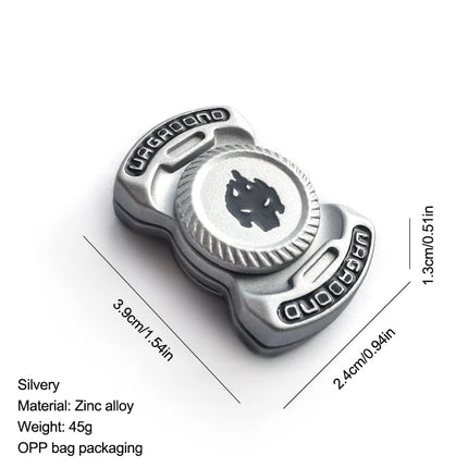 Fun 3-In-1 Game EDC Fidget Toys Personalized Skeleton Ghost Fidget Spinner Alloy Fidget Slider Stress Release Toy Sound Coin Toy